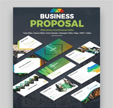 powerpoint proposal templates  business  project