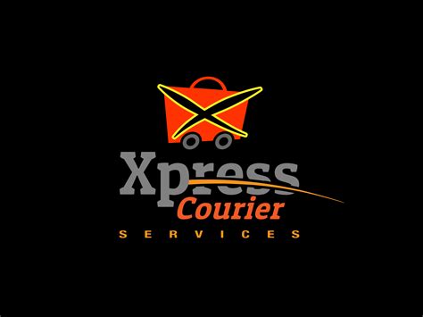 xpress courier logo design  point  creative service logo service design courier