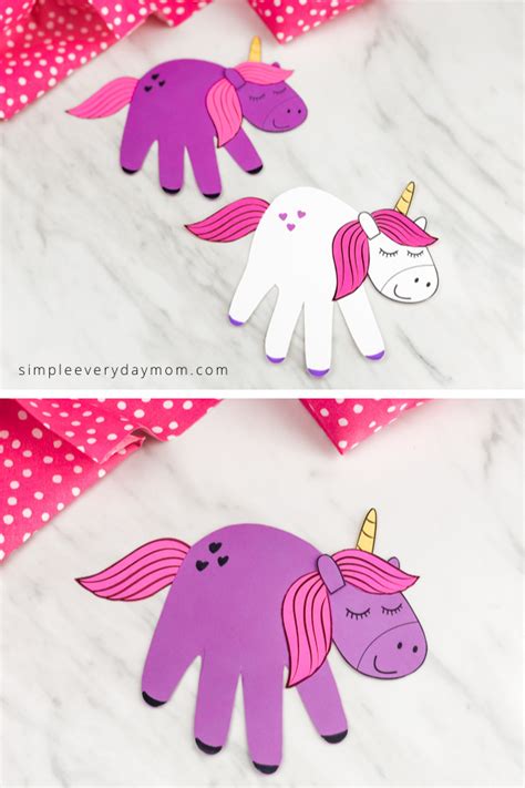printable unicorn craft  kids craftsforkids    fun