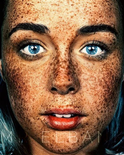 freckles brock elbank s striking portraits her beauty