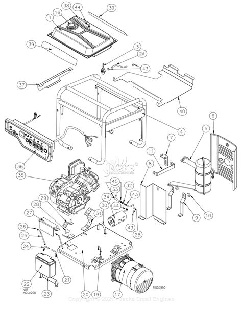 northstar ab parts diagram  generator exploded view rev