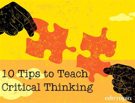ten takeaway tips  teaching critical thinkin