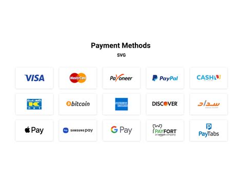 payment methods logos uplabs