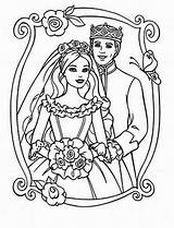 Coloring Pages Wedding Barbie Colouring Printable King Queen Queens Kids Teacher Students Search Again Bar Case Looking Don Print Use sketch template