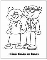 Coloring Latterdayvillage Family Pages Sunbeam Lesson Whole Primary Grandma sketch template
