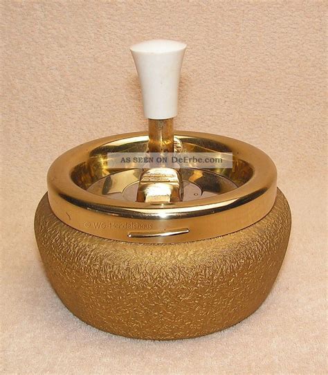 alter aschenbecher schleuderaschenbecher roulette ashtray vintage