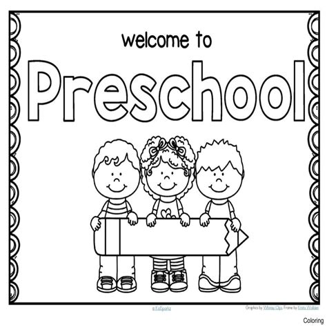 coloring pages  day  preschool freebie   school