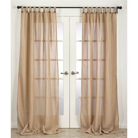 shop classic natural tab top   curtain panel  sale