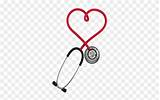 Stethoscope Nurse Heart Clipart Transparent sketch template