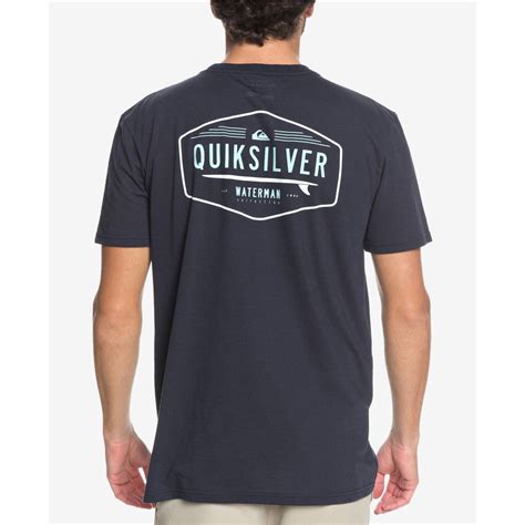 quiksilver quiksilver mens qwc logo graphic  shirt blue small walmartcom walmartcom