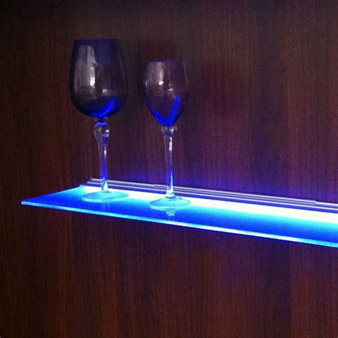 12v Glass Shelf Wall Mounted Display Led Light Cupbroad Furniture Light