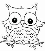 Owl Cute Coloring Pages Baby Getcolorings sketch template