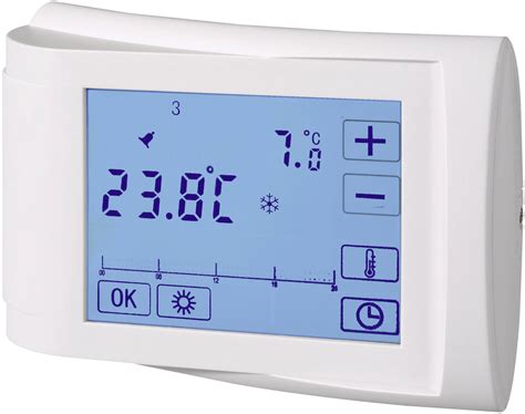 thermostat dambiance en saillie programme hebdomadaire     conradfr