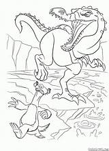 Rudy Sid Glace Colorare Era Gelo Glaciale Dinosaurs Dinosauri Idade Disegni Colorkid Kolorowanki Dinossauros Dinosaurier Dinosaurios Dinosaures Kolorowanka Malvorlagen Despertar sketch template