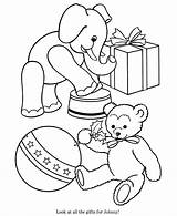 Toys Coloring Toy Animal Pages Stuffed Bear Elephant Kids Christmas Clipart Print Colouring Favorite Printable Fun Clip Library Popular Educational sketch template