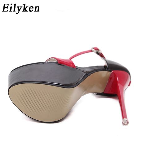 Eilyken Ladies Pumps Summer Women Sandals Sexy Pumps 16cm Women Heels