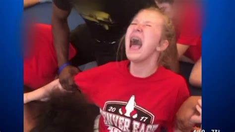 Disturbing Video Shows Us Cheerleaders Screaming As Theyre Forced To
