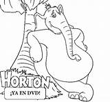 Horton Hears Colorare Pintar Disegno Acolore sketch template