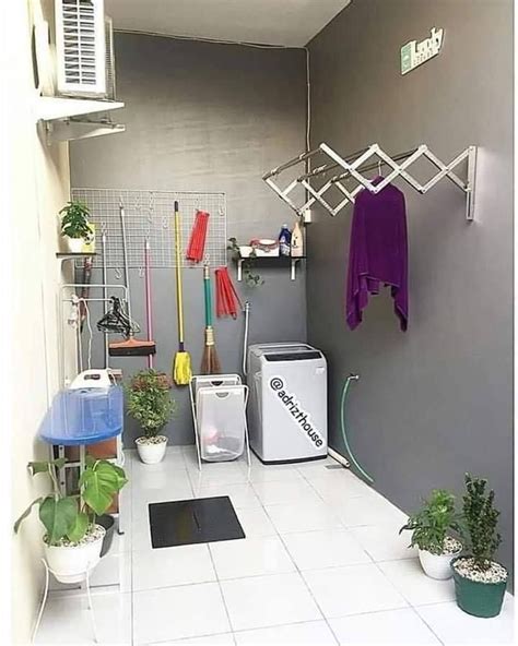 desain tempat cuci baju belakang rumah homecare