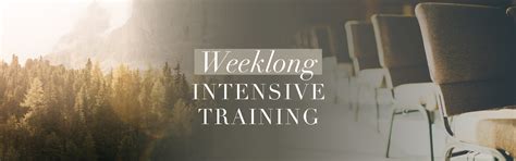 weeklong intensive training