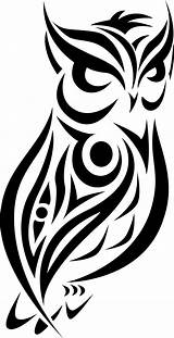 Tribal Animal Drawings Owl Tattoo Tattoos Animals Stencil Designs Simple Silhouette Easy Outline Drawing Sketches Outlines Patterns Set Designed Pencil sketch template
