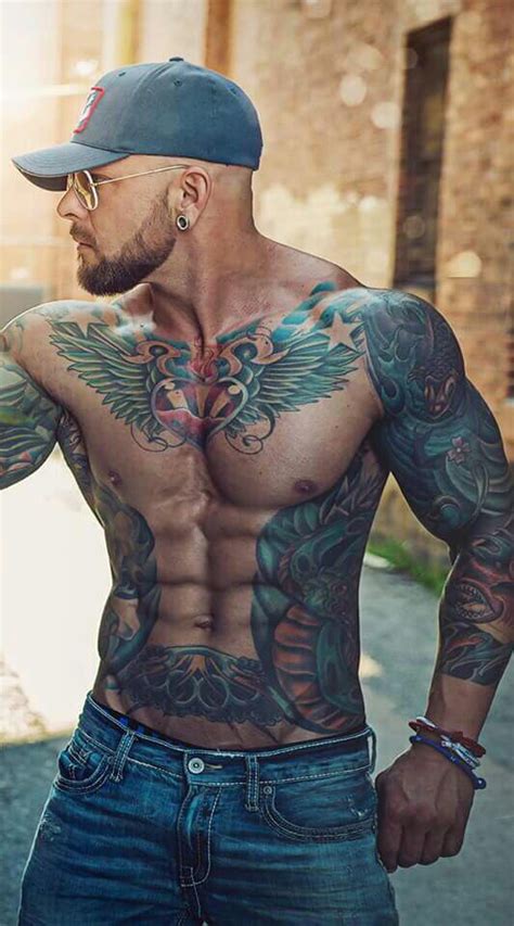 Pin By Joe Dewey On Beard And Bod Hot Guys Tattoos Tattoos For Guys