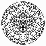 Coloring Pages Adults Printable Advanced Colouring Library Clipart Mandala Flower sketch template