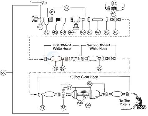 polaris  pool sweep parts diagram reviewmotorsco