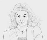 Kajal Tollywood Aggarwal Sketech Sudha sketch template