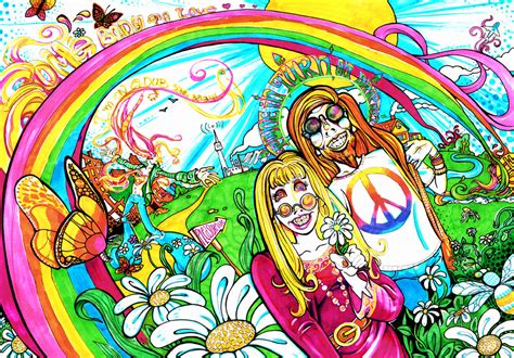 Traditional Psychedelic Drawings By Limbic Splitter