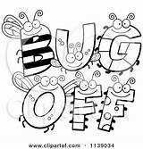 Bug Off Coloring Spelling Letters Clipart Cartoon Cory Thoman Outlined Vector Word Posters Prints 2021 sketch template