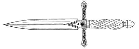 dagger drawing