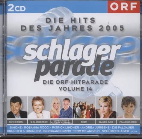 amazon die hits des jahres 2005 schlager parade vol 14 2 cd 2005
