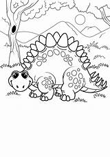 Dino Bos Fun Ausmalbilder Persoonlijke Maak Wald sketch template