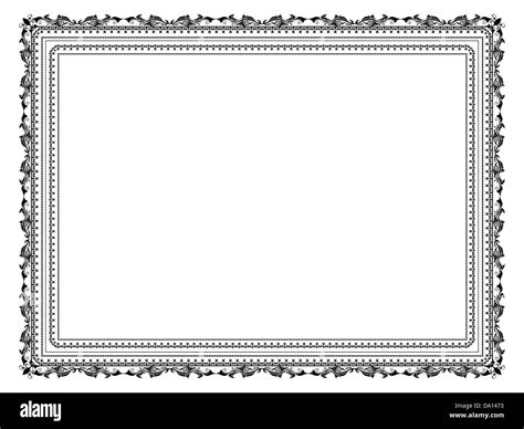 decorative frame  black  white stock photo alamy