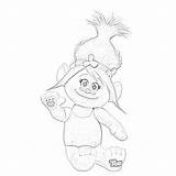 Coloring Trolls Pages Dreamworks Holiday Christmas Filminspector sketch template