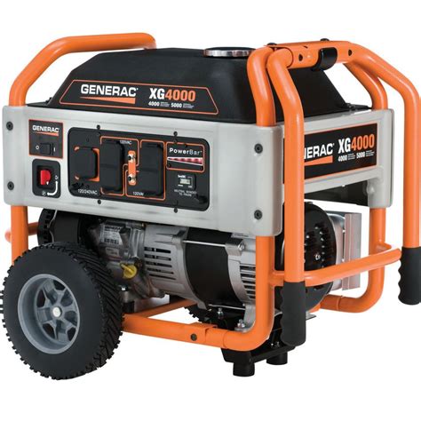 generac xg  watt portable generator home depot canada