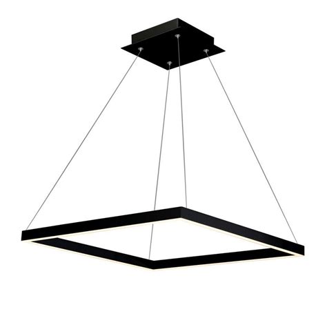 vonn lighting atria black single moderncontemporary square integrated