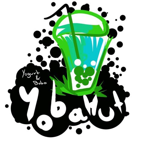 creating yogurt and boba logo logo design contest
