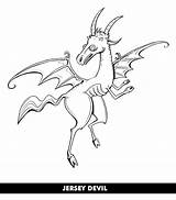 Cryptid Coloring Book sketch template