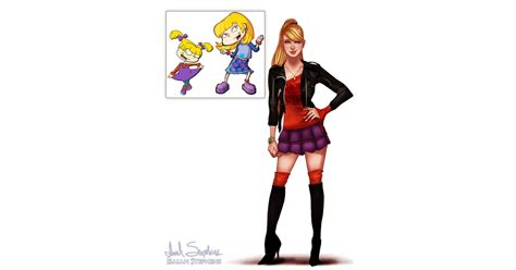 Angelica From Rugrats 90s Cartoon Characters As Adults Fan Art