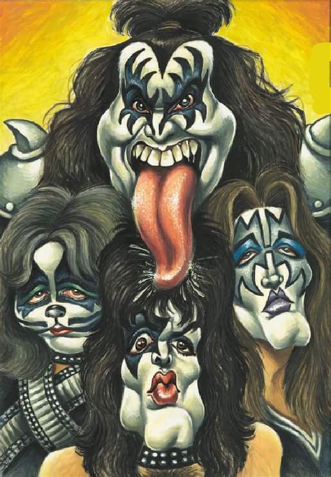 Uploaded By L00 Find Images And Videos About Art Kiss And Rock On We