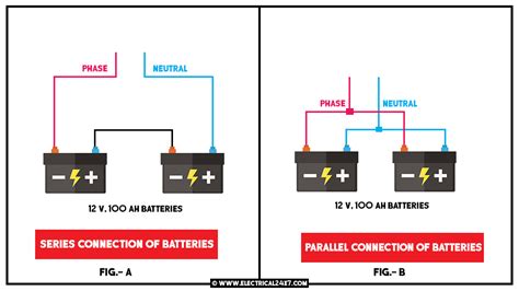 wiring batteries  series  parallel