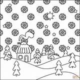 Coloring Christmas Background Pages Printable Supercoloring Categories sketch template