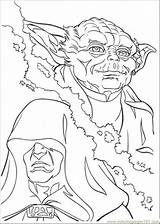 Coloring Pages Yoda Wars Star Popular sketch template