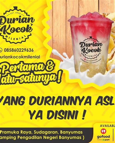 Baner Unik Durian Kocok Baner Unik Durian Kocok Cetak Spanduk Banner