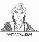 Greta Thunberg Geografia sketch template