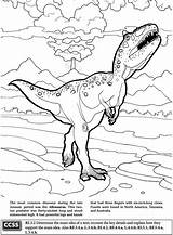 Allosaurus Dover Dinosaurs Dinosauri Insertion sketch template