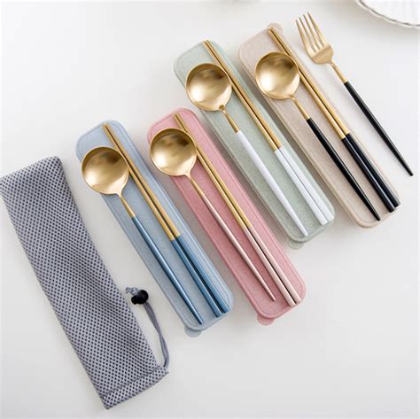 custom cutlery set stainless steel corporate gifts sg