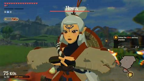 New Hyrule Warriors Age Of Calamity Gameplay Showcases Impa In Action